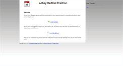 Desktop Screenshot of abbeymedicalpractice.appointments-online.co.uk