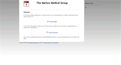 Desktop Screenshot of marlowdoctors.appointments-online.co.uk