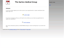 Tablet Screenshot of marlowdoctors.appointments-online.co.uk